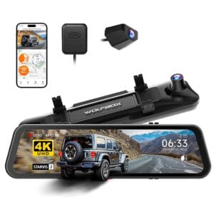 Cam Hành Trình Gương WOLFBOX G900 Pro 4K