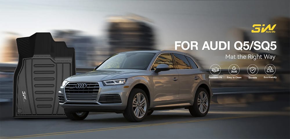 Thảm Sàn Xe Audi Q5 (2018 » 2024) 3W Chính Hãng 2 Thảm sàn xe Audi Q5 thương hiệu 3W chính hãng