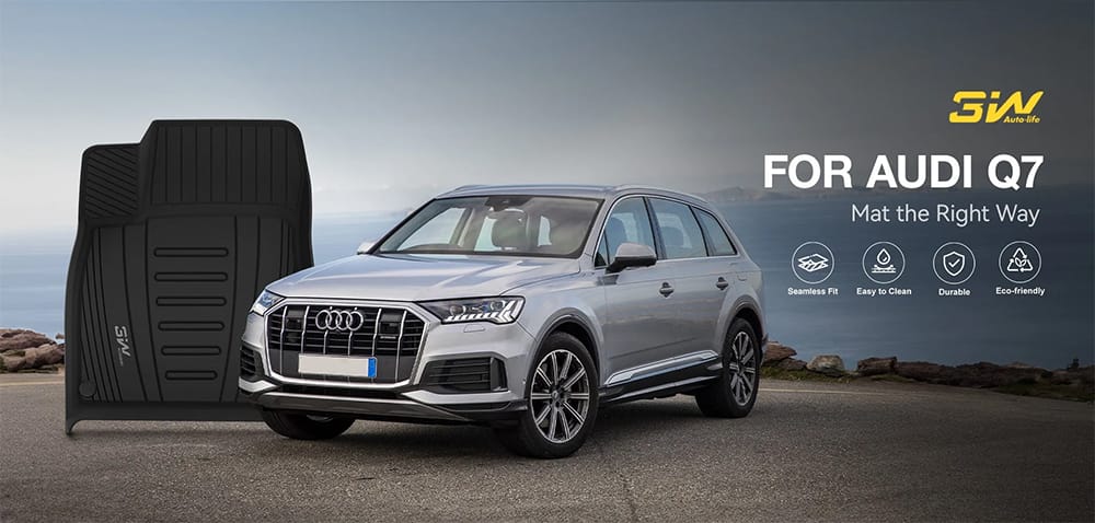 Thảm Sàn Xe Audi Q7 (2017 » 2024) 3W Chính Hãng 2 Thảm sàn xe Audi Q7 thương hiệu 3W chính hãng