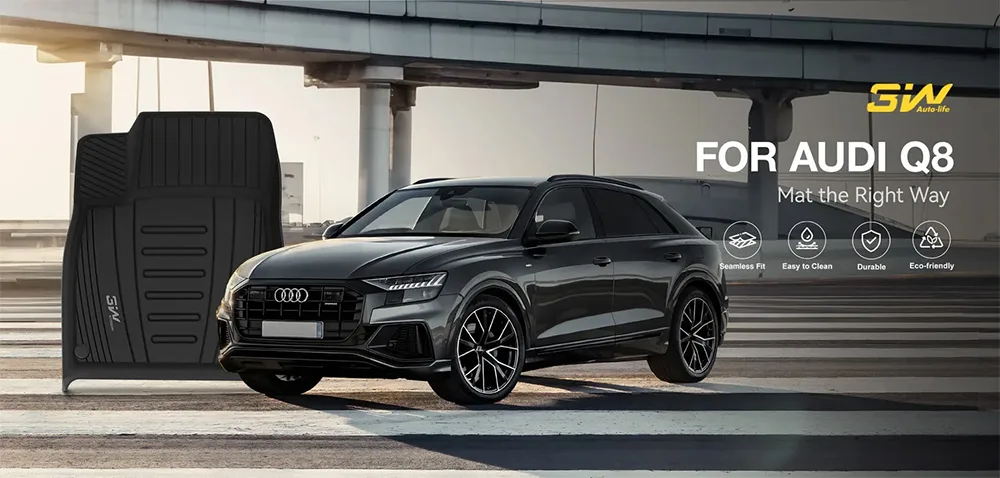 Thảm Sàn Xe Audi Q8 (2019 » 2024) 3W Chính Hãng 2 Thảm sàn xe Audi Q8 thương hiệu 3W chính hãng