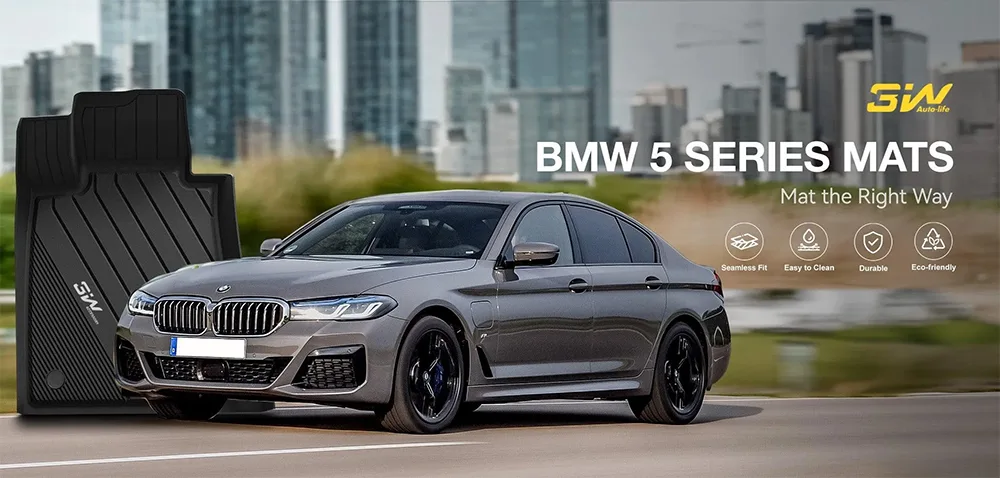 Thảm sàn xe BMW 530i thương hiệu 3W chính hãng