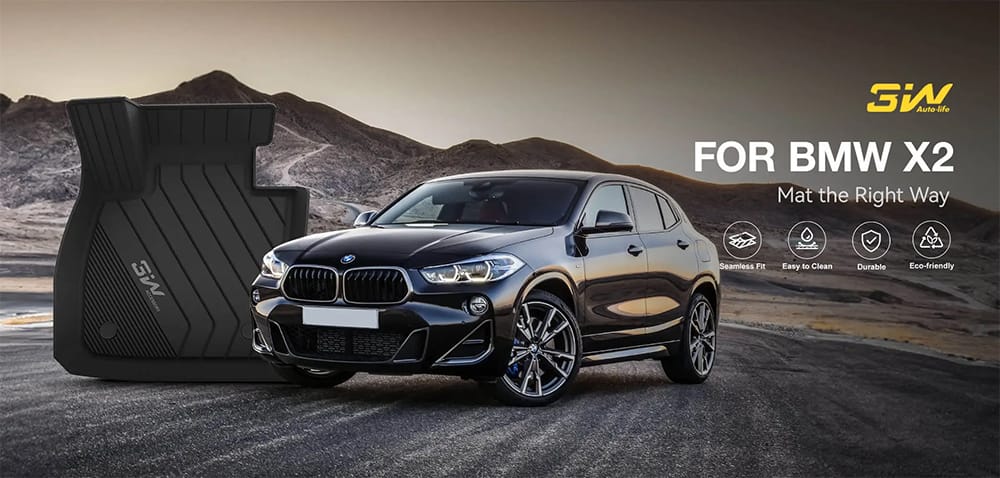 Thảm Sàn Xe BMW X2 (2018 » 2024) 3W Chính Hãng 2 Thảm sàn xe BMW X2 thương hiệu 3W chính hãng