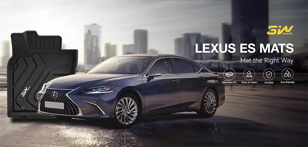 Thảm Sàn Xe Lexus ES300h (2019 » 2025) 3W Chính Hãng 2 Thảm sàn xe Lexus ES300h thương hiệu 3W chính hãng