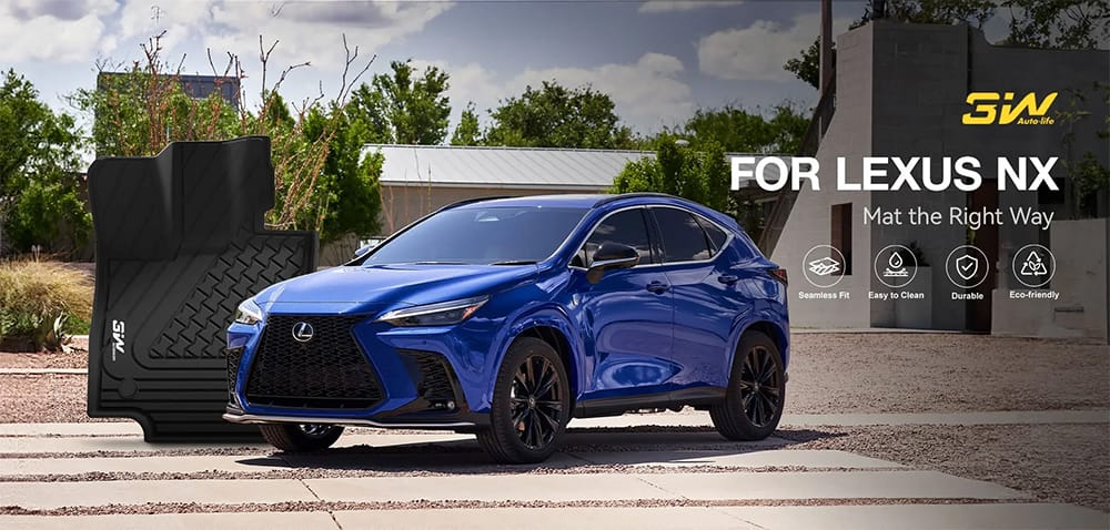 Thảm Sàn Xe Lexus NX350 (2022 » 2024) 3W Chính Hãng 8 Thảm sàn xe Lexus NX350 thương hiệu 3W chính hãng