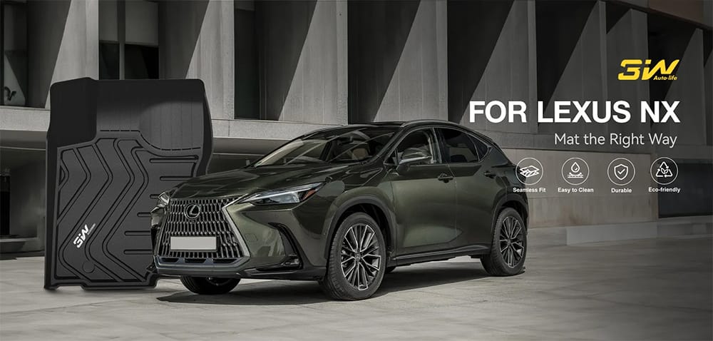 Thảm Sàn Xe Lexus NX200t (2014 » 2021) 3W Chính Hãng 8 Thảm sàn xe Lexus NX200t thương hiệu 3W chính hãng