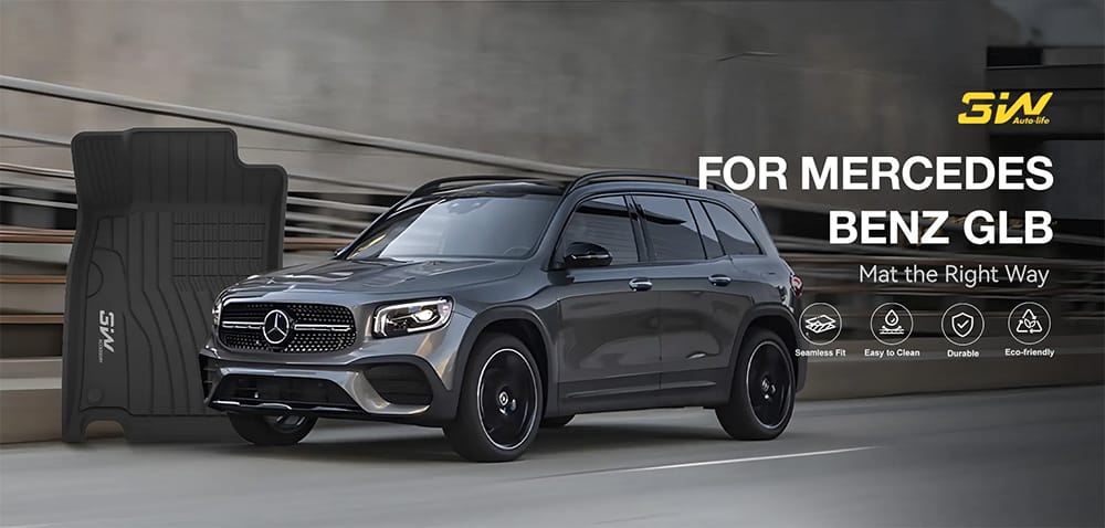 Thảm Sàn Xe Mercedes GLB200 (2020 » 2024) 3W Chính Hãng 2 Thảm sàn xe Mercedes GLB200 thương hiệu 3W chính hãng