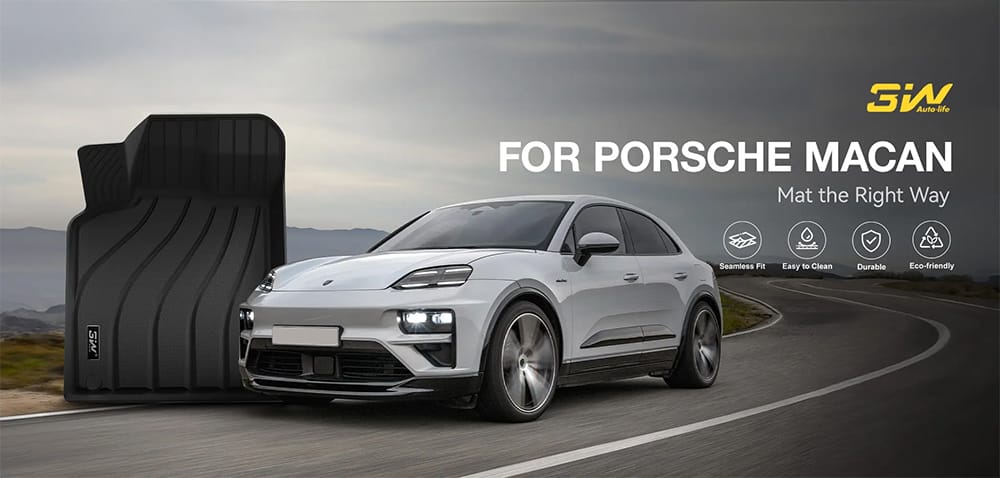 Thảm Sàn Xe Porsche Macan (2014 » 2024) 3W Chính Hãng 2 Thảm sàn xe Porsche Macan thương hiệu 3W chính hãng