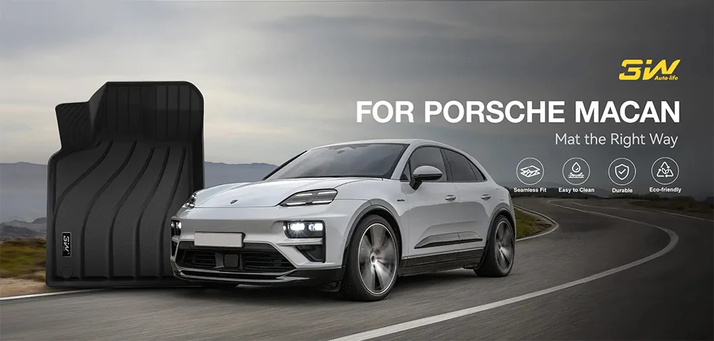 Thảm Sàn Xe Porsche Macan (2014 » 2024) 3W Chính Hãng 2 Thảm sàn xe Porsche Macan thương hiệu 3W chính hãng