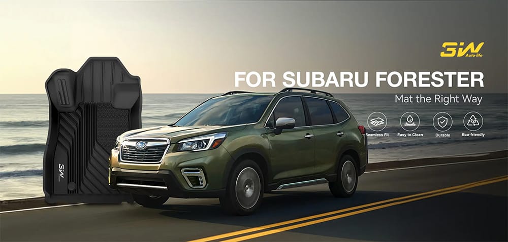 Thảm Sàn Xe Subaru Forester (2019 » 2024) 3W Chính Hãng 2 Thảm sàn xe Subaru Forester thương hiệu 3W chính hãng