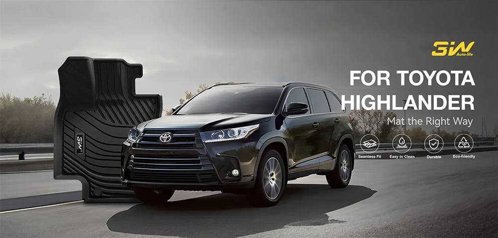 Thảm Sàn Xe Toyota Highlander (2014 » 2019) 3W Chính Hãng 2 Tham san xe Toyota Highlander 3W Meto 1