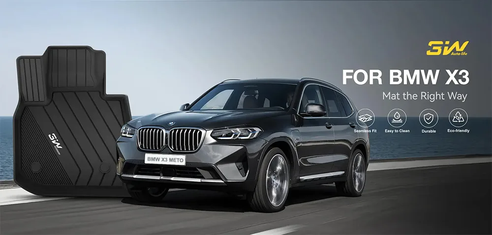 Thảm Sàn Xe BMW X3 (2019 » 2024) 3W Chính Hãng 2 Thảm sàn xe BMW X3 thương hiệu 3W chính hãng