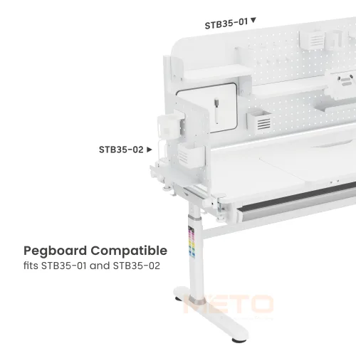 Bàn học trẻ em có thể điều chỉnh độ cao kèm túi đựng đồ E902 12 Ban hoc tre em co the dieu chinh do cao E902 8