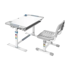 Bo ban ghe tre em co the dieu chinh B301 Mau Xanh