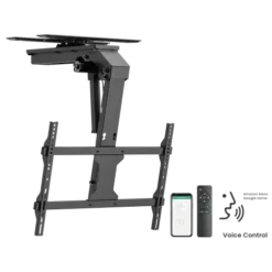 Giá Treo TV Trần Điện Tử Thông Minh Lên Xuống, Xoay PLB-M0746DS