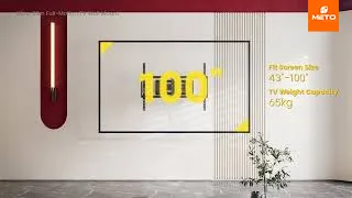 Gia treo TV Full Motion sieu mong chiu luc cao Dong LPA88