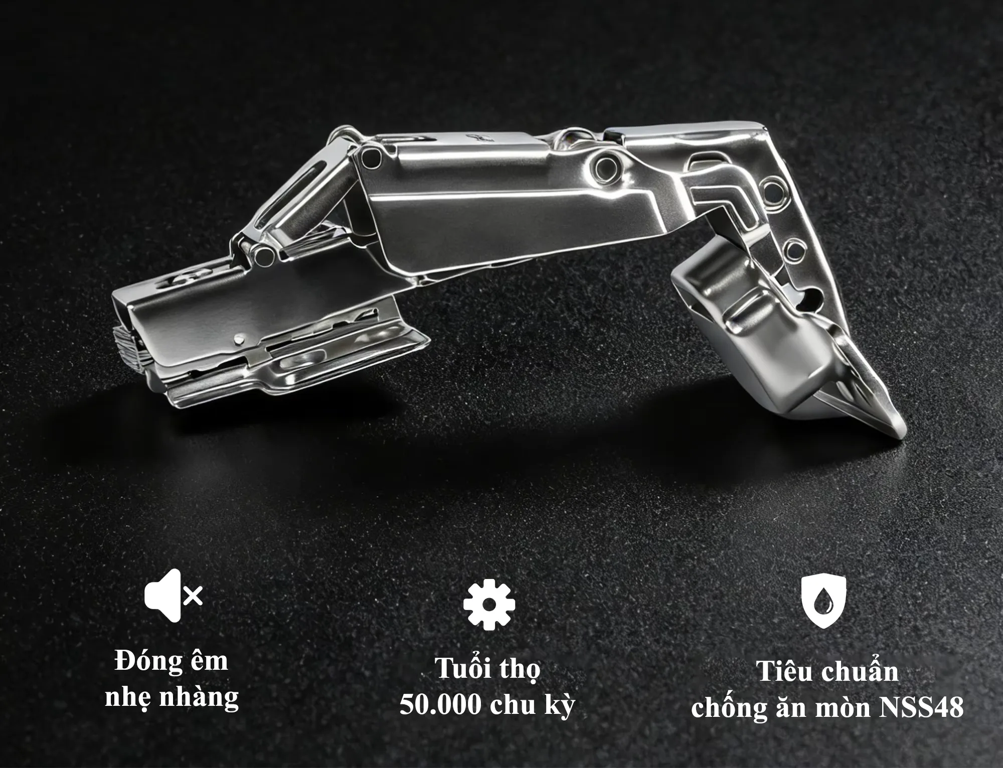 Bản Lề Góc Mở 165 độ SH-ABC FE165